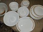 vintage corelle dishes butterfly gold