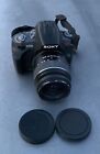 Sony Alpha DSLR a330 With SAL 1855 Lens battery Charger Carrying Bag