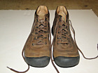 MEN'S KEEN BROWN LEATHER LACE UP SHORT BOOTS SIZE 12