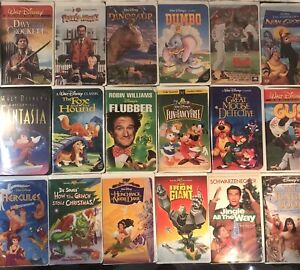 New ListingLot Of 18 Mostly Disney VHS Movies Collection Tested PLEASE READ DESCRIPTION