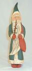 New Listing1988 Hand Carved Painted Wood Folk Art Santa Clause or Belsnickel By J Bastian