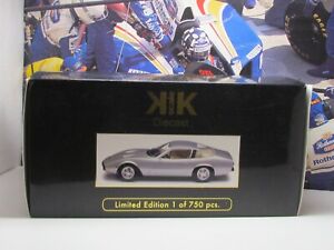 KK SCALE - 1971 FERRARI 365 GTC4 - METALIC SILVER - 1/18 SCALE MODEL CAR 1802835