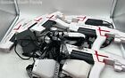 Lot Of 6 Laser X Nintendo White Laser Tag Gun With Accessories Not Tested
