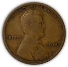 1914 Lincoln Wheat Cent Choice Very Fine VF+ Coin #6697