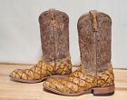 Cody James Piracu Exotic Cowboy Boots , Mens 10.5 D , Brown , Style BBME404