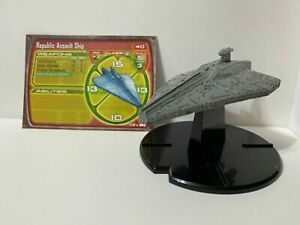 Star Wars Miniatures: Starship Battles Republic Assault Ship #5 **NEW W/CARD**