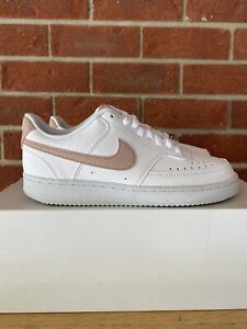 Nike Court Vision Lo NN Size 8 Womens White Pink New Sneakers Casual Shoes