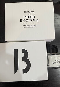 Genuine BYREDO MIXED EMOTIONS Empty Bottle Box And Sleeve Collectible Perfume