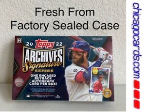 2022 Topps Baseball Archives Signature Active Player Edition HOBBY Box 1 AUTO
