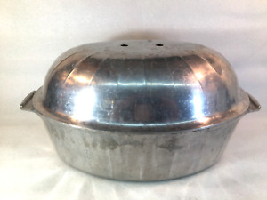 Vintage Household Institute Aluminum Oval Dutch Oven/Roaster