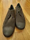 FRANK WRIGHT brown distressed suede,lace up.Mens size 11 D.New,no box,never worn