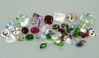mixed lot of natural gemstones including rare 52.49ct natural loose gemstones
