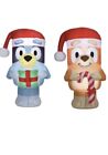 Bluey and Bingo Christmas Inflatables 5’ Airblown Blow-Up Outdoor Decorations