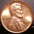 1959-D 1C RD Lincoln Cent. Unc. Great Looking Coin. Lot Sale. One Cent At A Time