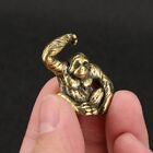 Solid Brass Gorilla Statue Ornament Craft Collection Animal Figurine Miniature