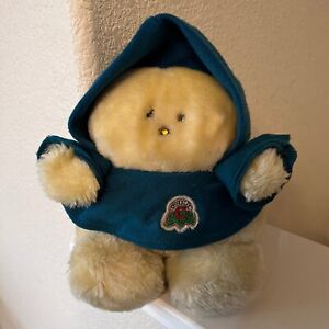Vintage Chubbles Plush Green Teal Cloak 1980s Toy Animal--No Lights or Sounds