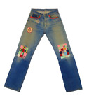 Vtg 60s 70s  Levi's 501 Selvedge Redline  Button #6 Jeans