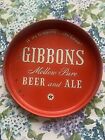 New ListingVINTAGE BAR 12” ACROSS GIBBONS BEER & ALE METAL SERVING TRAY