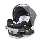 Chicco KeyFit 30 Cleartex Infant Car Seat+Base, Pewter; New, Free Ship