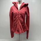 Prairie Underground Hoodie Zip Up Jacket Hooded Sweatshirt Coat Pink Size Small