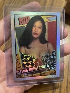 HOLO Selena Quintanilla Singer Custom Wrestling Style Trading Card By MPRINTS