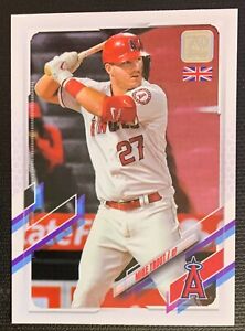 New Listing2021 Topps Baseball - UK Edition - #27 Mike Trout - Los Angeles Angels