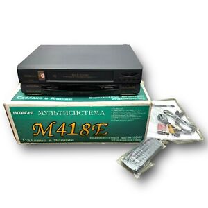 Brand New Hitachi M-418E VHS Video Cassette Recorder VCR Japan
