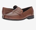 Rockport M76444 Mens Size 12M Shoes Trutech Dark Brown Penny Loafers Walkability