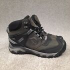 Keen Men's Ridge Flex Mid Hiking Boots Black Gray Size 11 Waterproof 1024911