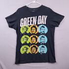 Green Day Shirt Men's Large Black Band Concert Tour Bay Island Vintage 90s