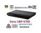 Sony UBP-X700 Refurbished 4K REGION FREE BLU-RAY DVD PLAYER ZONE A B C DVD 0-9