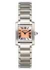 Cartier Tank Francaise W51028Q3 MOP Steel Ladies Watch Box Papers