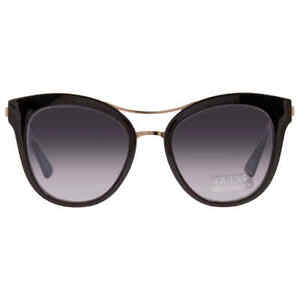 Guess Factory Smoke Mirror Cat Eye Ladies Sunglasses GF0304 01C 53