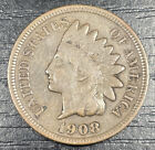 1908-S Indian Head Cent Fine Key Date Penny