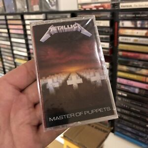 FACTORY SEALED METALLICA Cassette Tape MASTER OF PUPPETS 1994 RE Clear Shell NEW