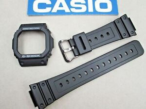 Genuine Casio G-Shock G-5600E-1 GWM-5600-1 GWM-5610-1 Watch Band & Bezel Black
