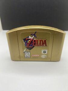 Legend of Zelda: Ocarina of Time (Nintendo 64, 1998) Authentic Tested Gold Cart