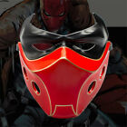 Red Hood Cosplay Mask Batman Robin Resin Mask Halloween Props Replica