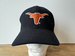 Vintage Texas Longhorns Snapback Hat Sports Specialties Black Wool Blend Cap