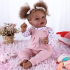 Reborn Baby Dolls Black Girl - 20 Inch - African American Girl Blue Eyes - Vi...