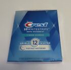 Crest 3D Whitestrips 1 Hour Express 12 Levels Whiter 20 Count Expration 12/2024+