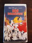 101 DALMATIONS 1992 VHS Tape Walt Disney's Black Diamond Classic VHS1263 RARE!