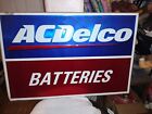 AC Delco Sign Batteries Gas Oil Garage Wall Decor Parts Tools Bar Pub