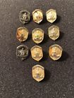 Lot Of Ten National Safety Council Safe Driver Award Pins No Backs As Is Years
