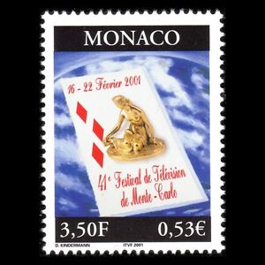 Monaco 2001 - 41st Television Festival Monte Carlo Art TV - Sc 2201 MNH