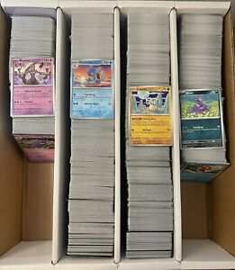 Huge Pokémon Scarlet & Violet 151 Bulk Lot! 3000+ Cards. Holos, Rev Holos & Holo