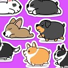 54 Cute Dog Stickers, Kawaii Stickers Journal Stickers, Scrapbooking Stickers