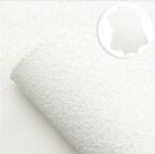 Chunky Glitter Bright White FAUX LEATHER ROLL 12