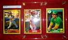 1987 TOPPS TRADED TIFFANY RCS LOT OF 3:  CANSECO 