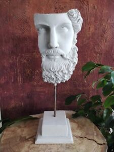 Poseidon Greek God Bust Statue Sculpture Art Objects Modern Home Office Decor